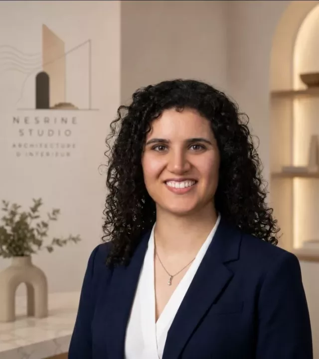 Nesrine Jeridi, architecte d'intérieur